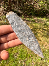 Load image into Gallery viewer, Collector grade Harrodsburg chert Early archaic Dagger Cumberland Co. KY
