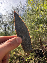 Load image into Gallery viewer, Collector grade Harrodsburg chert Early archaic Dagger Cumberland Co. KY
