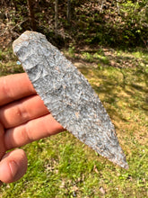 Load image into Gallery viewer, Collector grade Harrodsburg chert Early archaic Dagger Cumberland Co. KY
